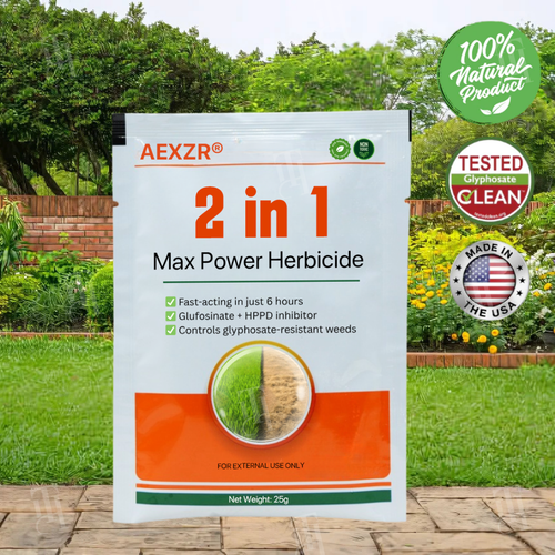 🏆🌿AEXZR® 2-in-1 Max Power Herbicide-🌿Dual-Action Weed Killer in 6 Hours☠️