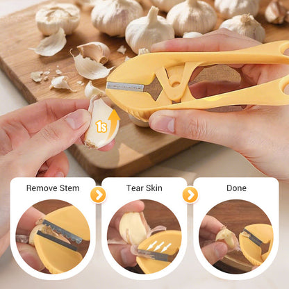 💨 Fast & Portable Garlic Peeler- Silicone Roller Tube – Peel Whole Cloves in Seconds, No Mess🧼