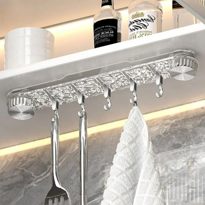 🏆Powerful Vacuum Mount Hook -  ⚙️Multi-Use Suction 5 Hook Rack For Tile & Glass✨