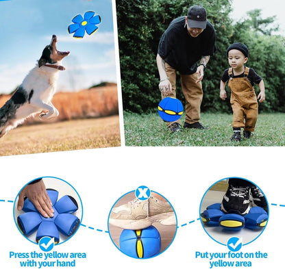 🌈Kids’ Magic Metaball —🐕 bouncy ball & flying saucer for family and pets🌈