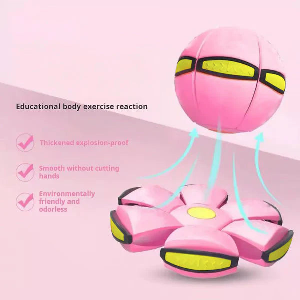 🌈Kids’ Magic Metaball —🐕 bouncy ball & flying saucer for family and pets🌈