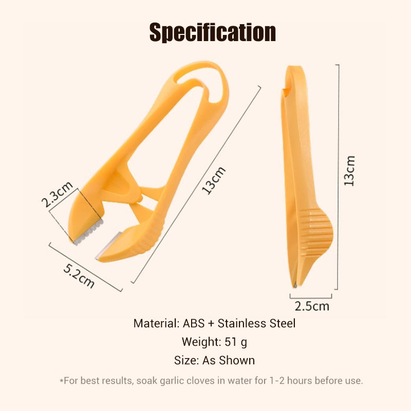 💨 Fast & Portable Garlic Peeler- Silicone Roller Tube – Peel Whole Cloves in Seconds, No Mess🧼
