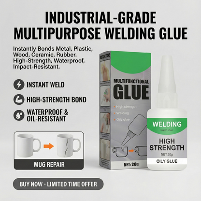 🏆Powerful Multifunctional Welding Glue –🛠 Strong Metal Repair in Seconds🔥