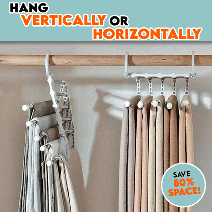 ✨👕Magic Multi-Hanger –✨ 1 Holds 5, Saves 80% Space✅