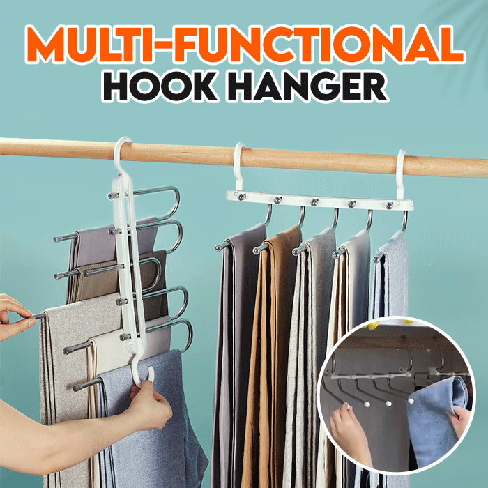 ✨👕Magic Multi-Hanger –✨ 1 Holds 5, Saves 80% Space✅