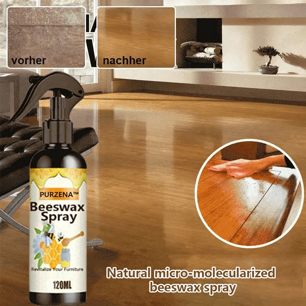 🐝Natural Micro-Molecular Beeswax Spray —✨Wood Furniture Restorer & Polish🌿