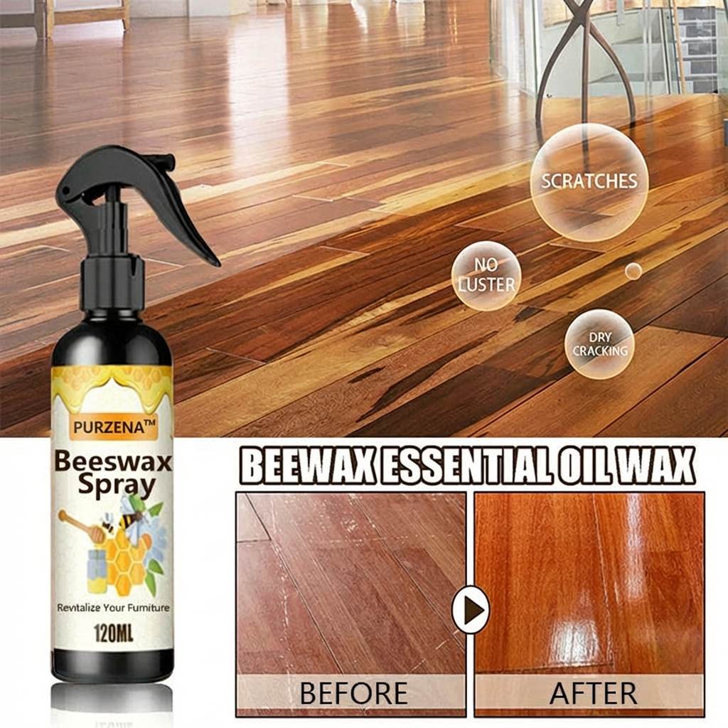 🐝Natural Micro-Molecular Beeswax Spray —✨Wood Furniture Restorer & Polish🌿
