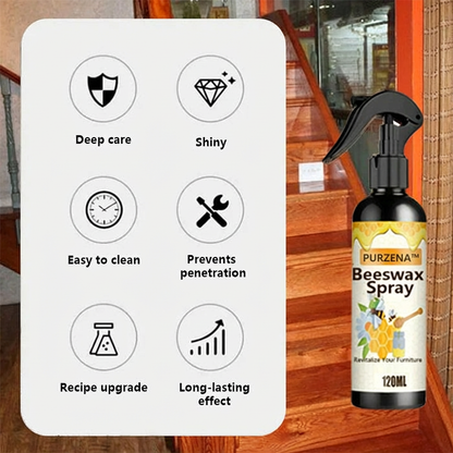 🐝Natural Micro-Molecular Beeswax Spray —✨Wood Furniture Restorer & Polish🌿