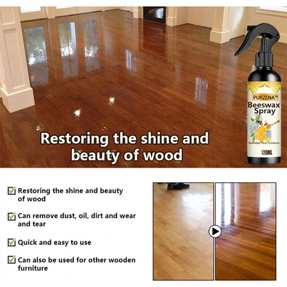 🐝Natural Micro-Molecular Beeswax Spray —✨Wood Furniture Restorer & Polish🌿