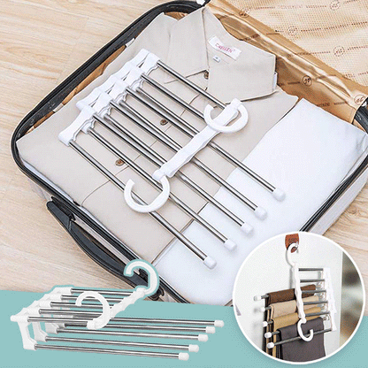✨👕Magic Multi-Hanger –✨ 1 Holds 5, Saves 80% Space✅