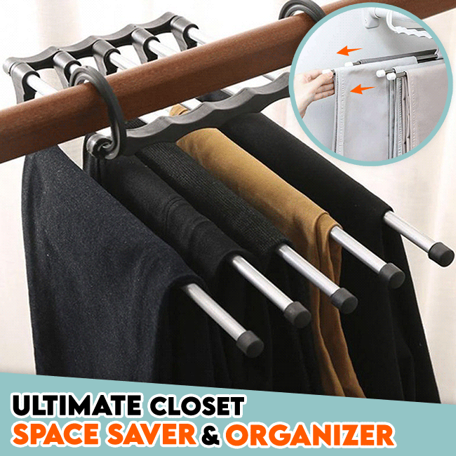 ✨👕Magic Multi-Hanger –✨ 1 Holds 5, Saves 80% Space✅