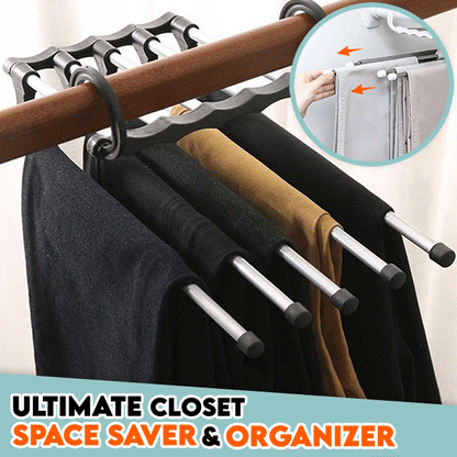 ✨👕Magic Multi-Hanger –✨ 1 Holds 5, Saves 80% Space✅