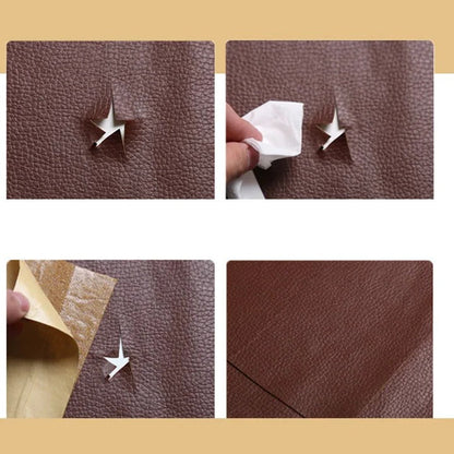 🏆✨Self-Adhesive Leather Patch – Instant Fix for Tears & Cracks, No Sewing📏