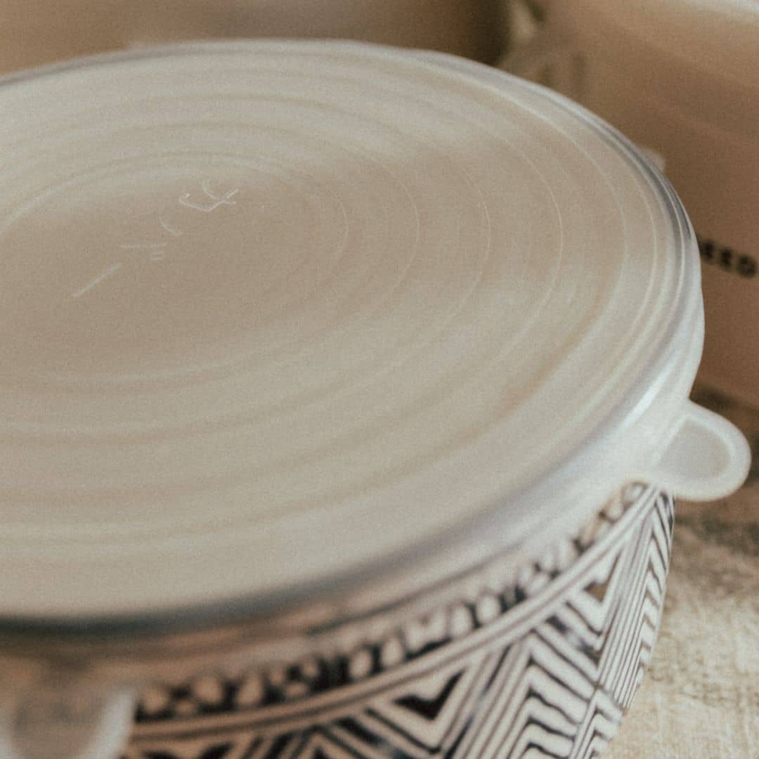✨Reusable Stretch Silicone Lids🔁—🧼 6-Piece Set Food Grade, Universal Fit for Bowls & Containers🌀