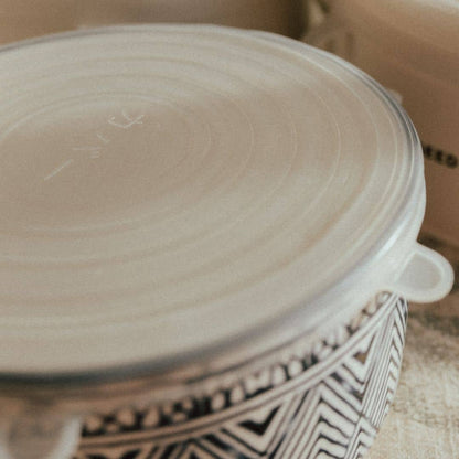 ✨Reusable Stretch Silicone Lids🔁—🧼 6-Piece Set Food Grade, Universal Fit for Bowls & Containers🌀
